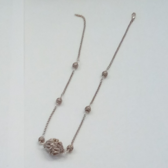 🌟 Beautifully Detailed, Heavy 925 Silver Necklace - Picture 3 of 3